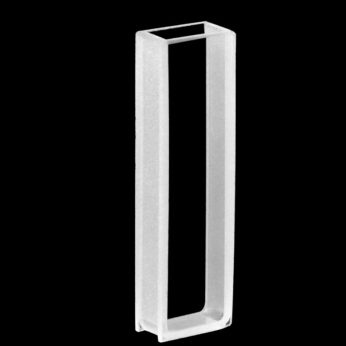 Glass 5mm Glass Cuvette, 1.75ml, Standard 80, Two-way Light, PTFE Cap, 1pc/ea, C052CS4