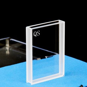 Quartz 5mm Large Surface Light-Transmitting Cuvette, 5ml, Standard 80, Two-way Light, No Cover, 1pc/ea, C052CS7