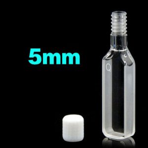 Quartz 5mm Fluorescence Screw
Cap Cuvette, 1.75ml, Molded 83, Two-way Light, Screw Cap, 1pc/ea, C052TS