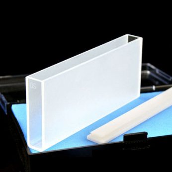 Quartz 100mm Standard Cuvette, 35ml, Molded 83, Two-way Light, PTFE Cap, 1pc/ea, C1002CE