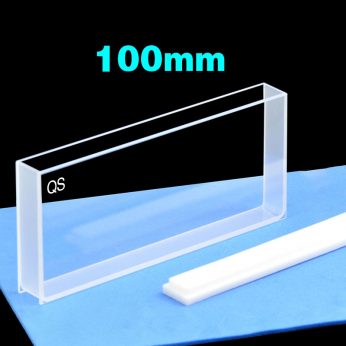 Quartz 100mm Standard  Cuvette, 35ml, Sintered 83, Two-way Light, PTFE Cap, 1pc/ea, C1002CR
