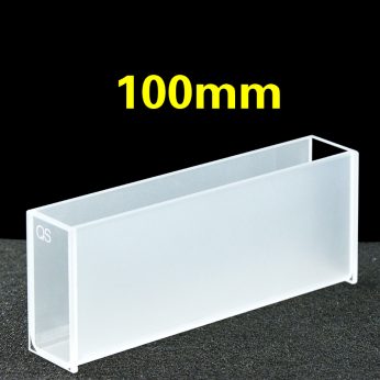 Quartz 100mm Acid And Alkali Resistant
 Cuvette, 60ml, Standard 80, Two-way Light, PTFE Cap, 1pc/ea, C1002CS3