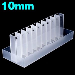 Glass 10mm Glass Cuvette, 3.5ml, Sintered 80, Two-way Light, Open-Top, pack of ten, C102CA10