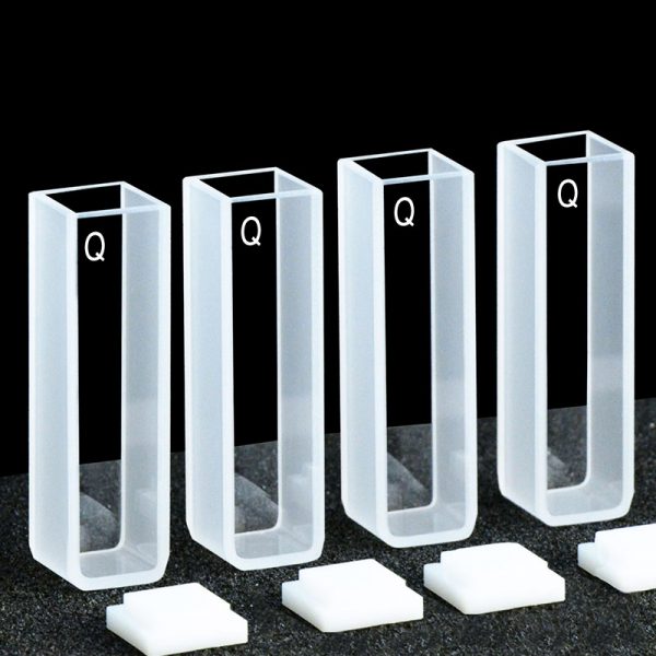 C102CA3 10mm Standard Cuvette 3.5ml Two way Light PTFE Cap Pack of Four