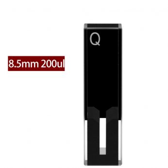 Quartz 10mm Micro Volume Cuvette , 200ul, Molded 83, Two-way Light, PTFE Cap, 1pc/ea, C102CE20