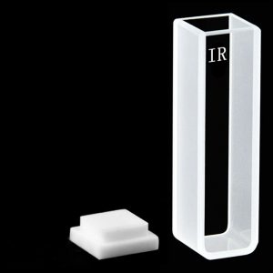 Quartz 10mm Infrared    Cuvette, 3.5ml, Molded 83, Two-way Light, PTFE Cap, 1pc/ea, C102CE29