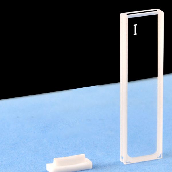 C102CE48 1mm Infrared Cuvette 350ul Two way Light PTFE Cap 1pc ea