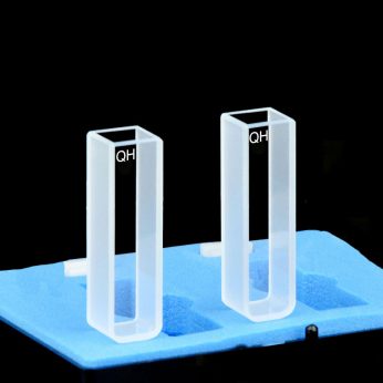Quartz 10mm Standard Cuvette, 3.5ml, Sintered 83, Two-way Light, PTFE Cap, Pack of Two, C102CQR