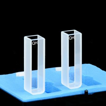 Quartz 10mm Standard Cuvette, 3.5ml, Sintered 83, Two-way light, PTFE Cap, Pack of Two, C102CR
