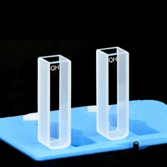 Quartz 10mm Standard Cuvette, 3.5ml, Sintered 83, Two-way Light, PTFE Cap, Pack of Two, C102CR2