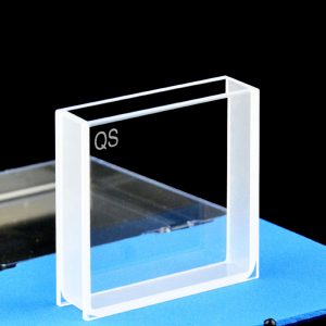 Quartz 10mm Cuvette For Colorimeter, 14.5ml, Sintered 83, Two-way Light, No Cover, 1pc/ea, C102CR27