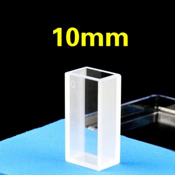 Quartz 10mm Cuvette, 6ml, Standard 80, Two-way Light, PTFE Cap, 1pc/ea, C102CS103