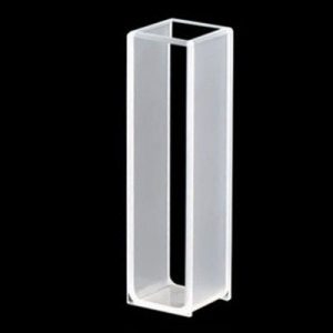 Glass 10mm Glass Cuvette, 3.5ml, Standard 80, Two-way Light, Open-Top, 1pc/ea, C102CS106