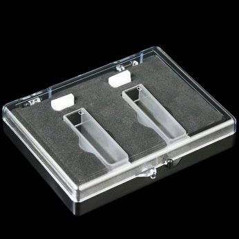 Quartz 10mm Standard Cuvette, 3.5ml, Standard 80, Two-way Light, PTFE Cap, 1pc/ea, C102CS3