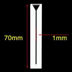 Quartz 10mm Micro Volume Cuvette, , Sintered 83, Two-way Light, No Cap, 1pc/ea, C102CS4