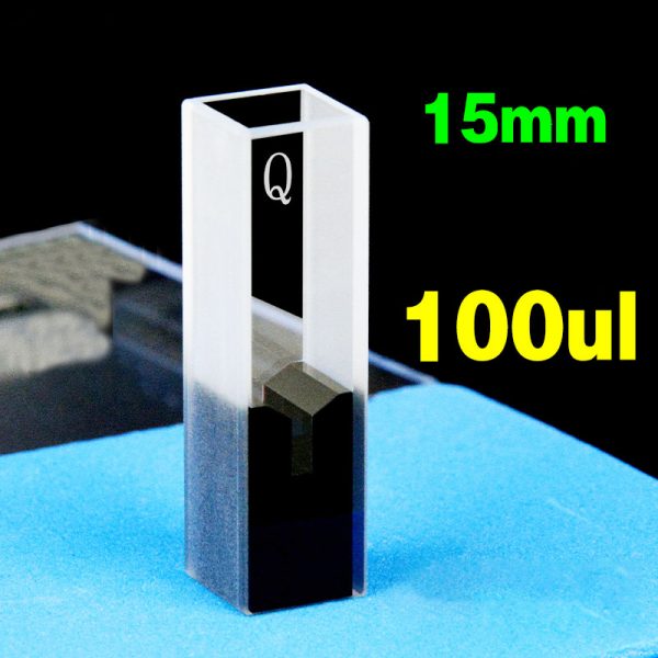 C102CS77 10mm Ultra Micro Cuvette 100ul Two way Light PTFE Cap 1pc ea