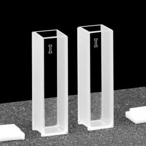 Quartz 10mm Infrared    Cuvette, 3.5ml, Standard 80, Two-way Light, PTFE Cap, Pack of Two, C102CS91