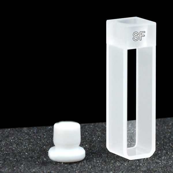 C102SE2 10mm Cuvette With Stopper 3.5ml Two way Light Stopper 1pc ea