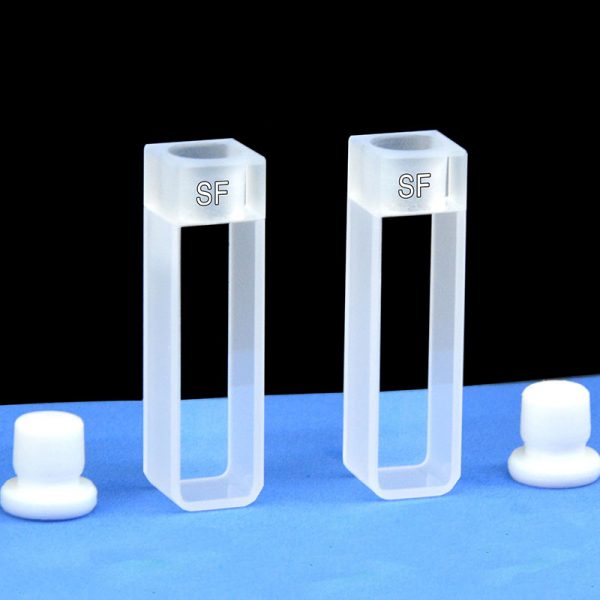 C102SQE 10mm Stoppered Cuvette 3.5ml Two way Light Stopper Pack of Two 1