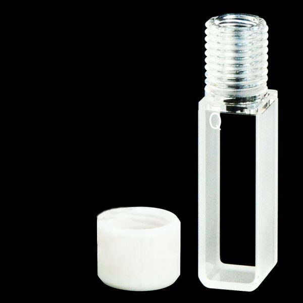 C102TE1 10mm Screw Cap Cuvette With Holder 3.5ml Two way Light Screw Cap 1pc ea