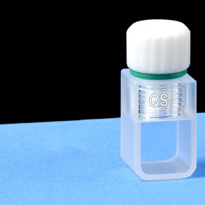 Quartz 10mm Inner Threaded Cuvette, 1.2ml, Sintered 83, Two-way Light, Screw Cap, 1pc/ea, C102TR