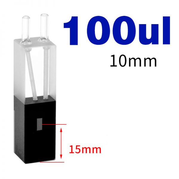 C102WS17 10mm Micro Volume Cuvette 100ul Two way Light 1pc ea