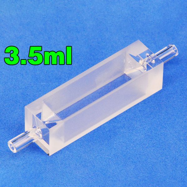 C102WS9 10mm Flow Cuvette 3.5ml Two way Light 1pc ea