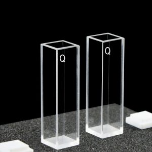 Quartz 10mm Cuvette Particle
Size Sample Cell, 3.5ml, Sintered 80, Four-Way Light, PTFE Cap, Pack of Two, C104CA7