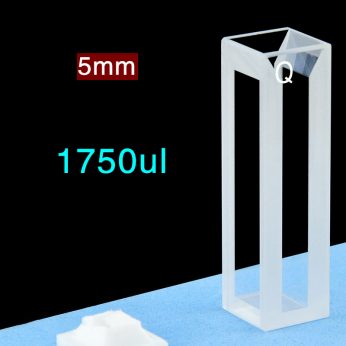 Quartz 10mm Fluorescence Ultra-Micro 
Cuvette, 1750ul, Sintered 83, Four-Way Light, PTFE Cap, 1pc/ea, C104CR13
