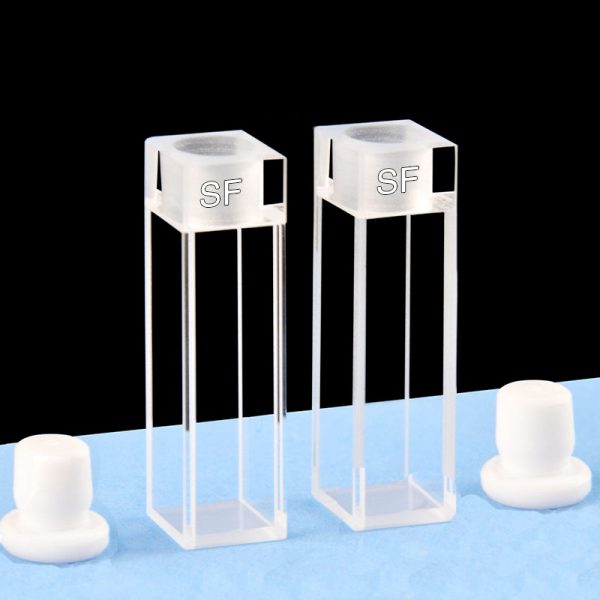 C104SE 10mm Standard Cuvette 3.5ml Four Way Light Stopper Pack of Two