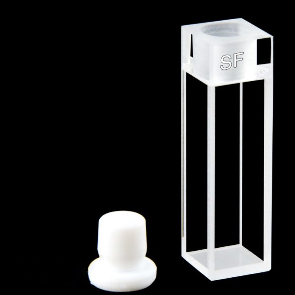 C104SE1 10mm Fluorescence Cuvette 3.5ml Five Way Light Stopper 1pc ea
