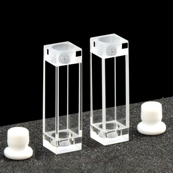 C104SS22 10mm Sealed Fluorescence Cuvette 3.5ml Four Way Light Stopper Pack of Two