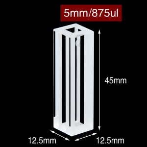 Quartz 10mm Fluorescent Micro Cuvette, 875ul, Sintered 83, Four-Way Light, 1pc/ea, C104SS3