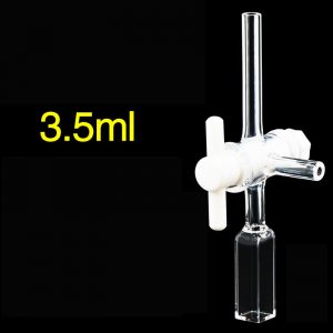 Quartz 10mm Square-Bottom Fluorescence Flow Cuvette, 3.5ml, Molded 83, Four-Way Light, 1pc/ea, C104WE1