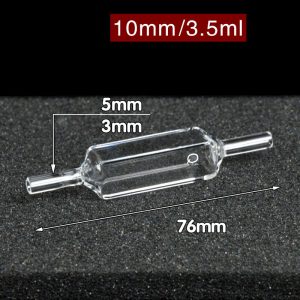 Quartz 10mm, Four-Way Light, Flow Cuvette, 3.5 ml, Molded 83, C104WS11