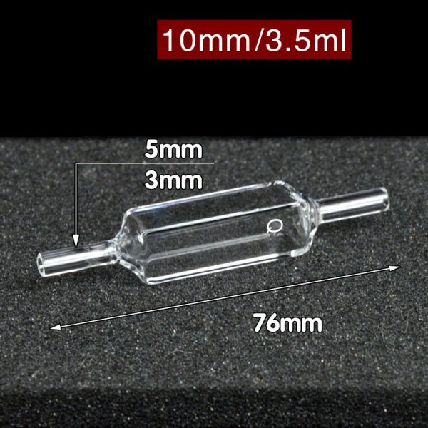 C104WS11 10mm 5mm Diameter Flow Cuvette 3.5ml Four Way Light 1pc ea