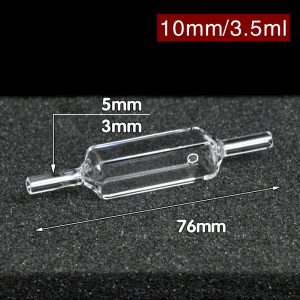 Quartz 10mm, Four-Way Light, Flow Cuvette, 5 mmmm OD, 3.5 ml, Molded 83, C104WS7