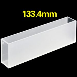 Quartz 133.4mm Glass Material Cuvette, 80ml, Standard 80, Two-way Light, Open-Top, 1pc/ea, C133.42CS2