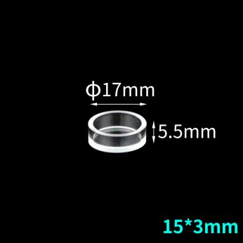 Quartz  Cylindrical Cuvette For 
Measuring Reflected Light,  Standard 80,   1pc/ea, C171WS1