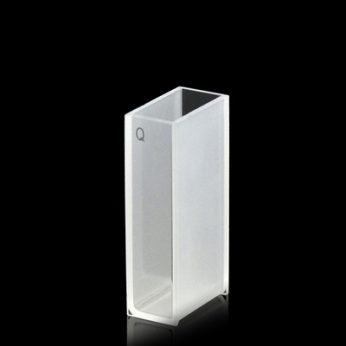 Quartz 20mm Standard  Cuvette, 7ml, Standard 80, Two-way Light, PTFE Cap, 1pc/ea, C202CS2