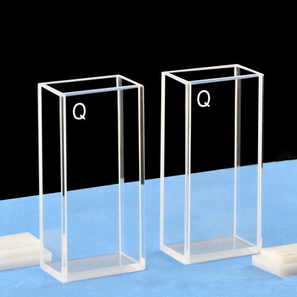 C204CA1 20mm Fluorescence Cuvette 7ml Four Way Light PTFE Cap Pack of Two