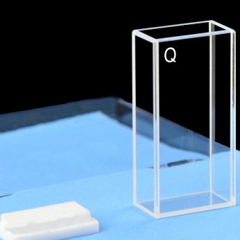 Quartz 20mm Standard  Cuvette, 7ml, Molded 83, Four-Way Light, PTFE Cap, 1pc/ea, C204CE