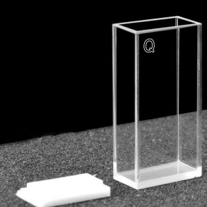 Quartz 20mm Fluorescence Cuvette, 7ml, Standard 80, Four-Way Light, PTFE Cap, 1pc/ea, C204CS2