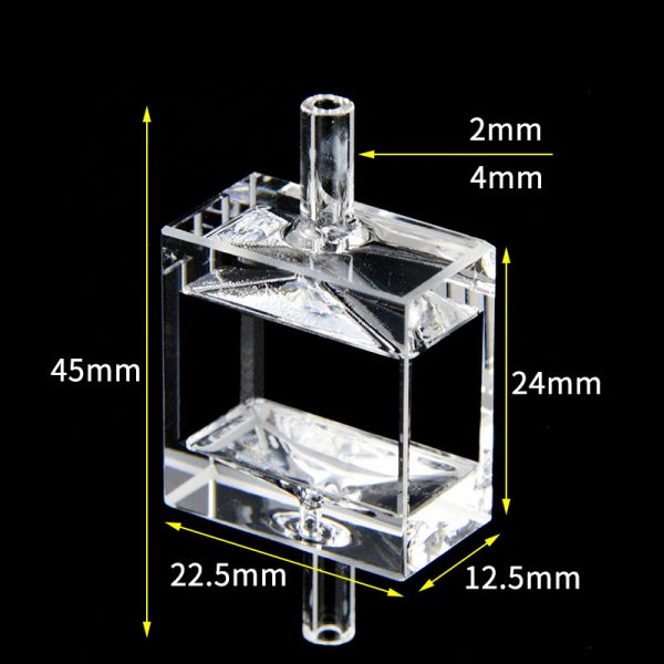 C204WS1 20mm Flow Cuvette 2.6ml Four Way Light 1pc ea