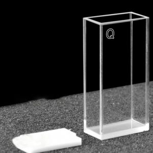 Quartz 20mm Fluorescence Cuvette, 7 ml, Standard 80, Four-Way Light, PTFE Cap, 1pc/ea, C204WS2