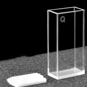 Quartz 20mm Standard  Cuvette, 7ml, Standard 80, Four-Way Light, PTFE Cap, 1pc/ea, C204WS2