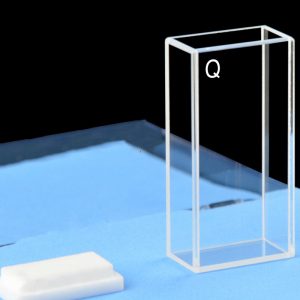 Quartz 20mm Fluorescence Cuvette, 7ml, Molded 83, Four-Way Light, PTFE Cap, 1pc/ea, C205CE