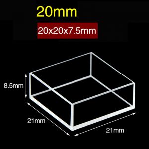 Quartz 20mm Fluorescence Sample Cell, Sintered 83, Five-Way Light, No Cap, 1pc/ea, C205WS