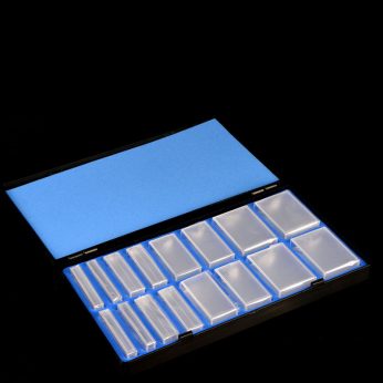 Quartz 5-30mm Glass Cuvette Set, 1.75-10.5ml, Sintered 83, Two-way Light, Ptfe Cap, Pack of sixteen, C302CM