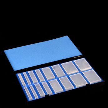 Quartz 5-30mm Glass Cuvette Set, 1.75-10.5ml, Sintered 83, Two-way Light, Ptfe Cap, Pack of sixteen, C302CM1